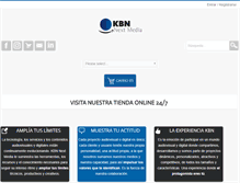 Tablet Screenshot of kbnmedia.com